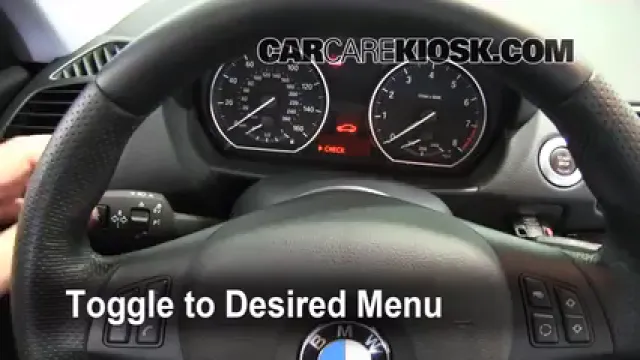 2009 BMW 135i 3.0L 6 Cyl. Turbo Coupe Reloj Fijar hora de reloj